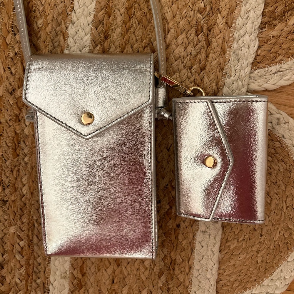 J.Crew Metallic Cross Body